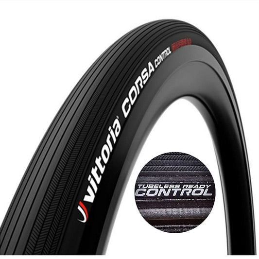 Pneu Vittoria Corsa Control 700X25 Grafeno 2.0 Tlr | Preto