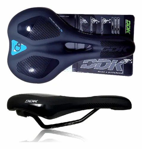 Selim Ddk-D3153Mf Double Contact Sport 280X170 Mm | Preto