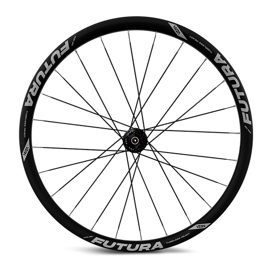 Par de rodas Vzan Futura 700C/24F - Tubeless 8-11S C/Ads