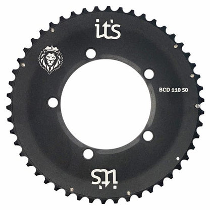 Coroa Ictus Indexada Aero BCD 110 mm 5 Furos para Road/Speed