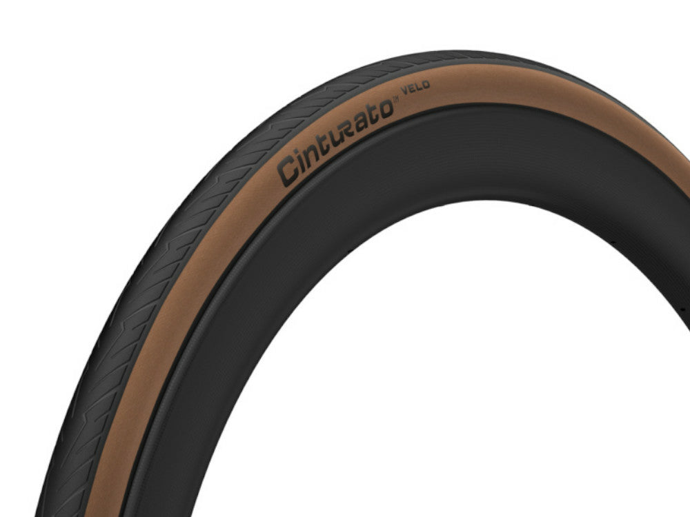 Pneu Pirelli Cinturato Velo 700X26 Tubeless 60Tpi Classic | Preto E Marrom