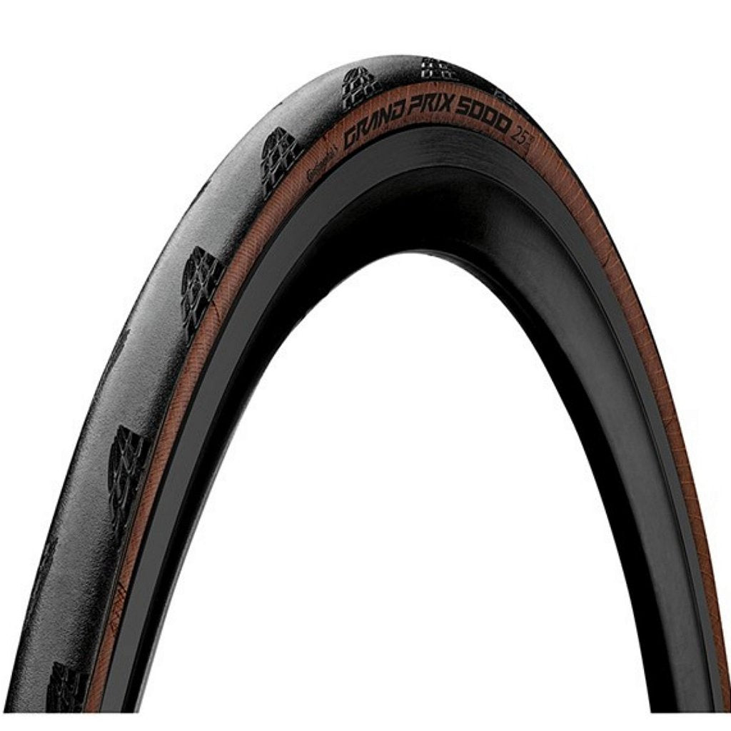 Pneu Continental Grand Prix 5000 700X28 Em Kevlar | Marrom